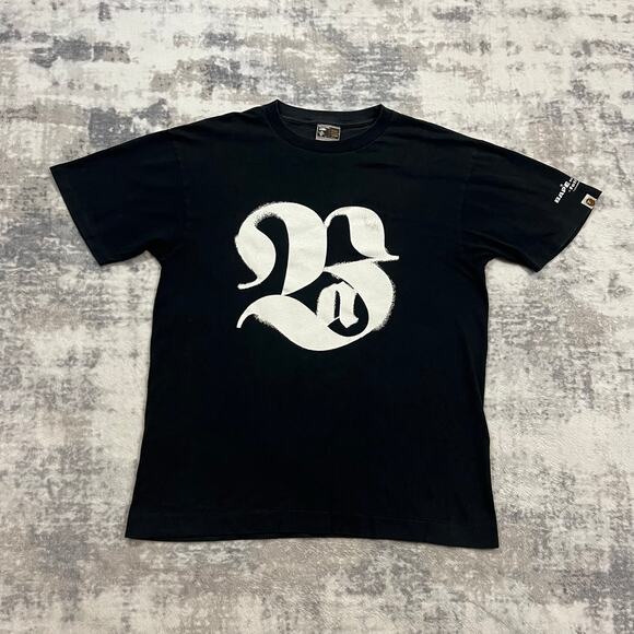 Authentic Bape 2000's Medieval Logo Tee L - Picture 1 of 6